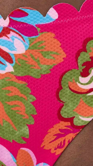 Beach Riot Nessa Bikini Bottoms ugar Bloom | Thumbnail 5