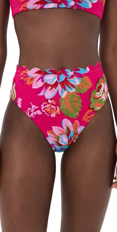 Beach Riot Nessa Bikini Bottoms ugar Bloom | Thumbnail 1