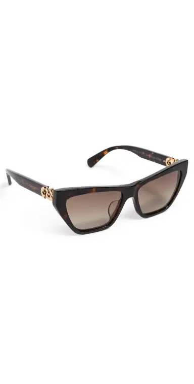 Stella McCartney Falabella Sunglasses Shiny Dark Havana/Gradient Brn | Thumbnail 1
