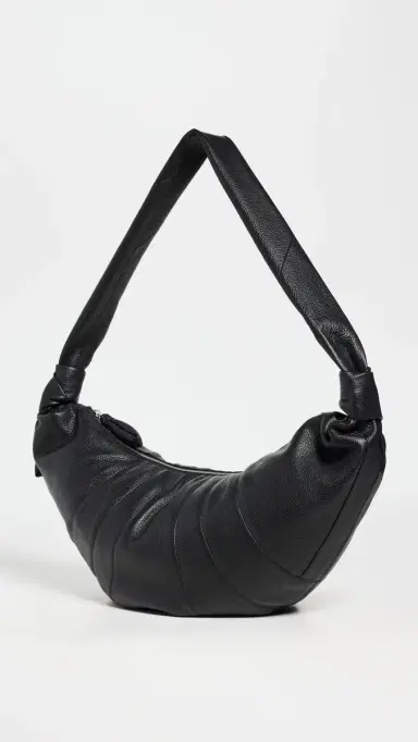 Lemaire Large Croissant Bag Black One Size | Thumbnail 4