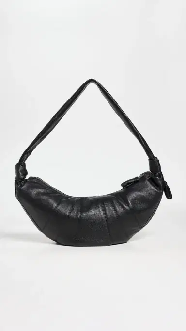 Lemaire Large Croissant Bag Black One Size | Thumbnail 5