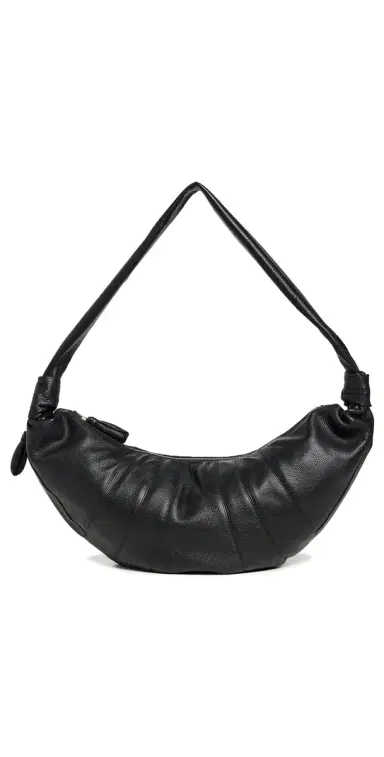 Lemaire Large Croissant Bag Black One Size | Thumbnail 1