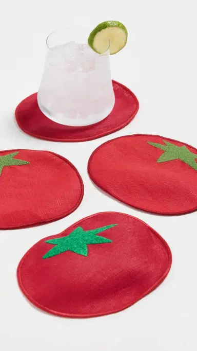 Piecework Puzzles Tomato Napkins | Thumbnail 2