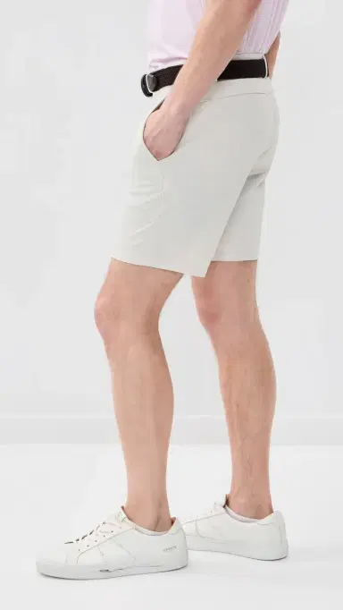 RLX Ralph Lauren On Course Matte Stretch Nylon Shorts 8 Stone Pebble 31 | Thumbnail 4