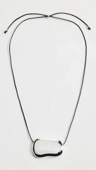 Heaven Mayhem Julia Silver Necklace Silver/Black | Thumbnail 2 Heaven Mayhem Julia Silver Necklace Silver/Black | Thumbnail 2