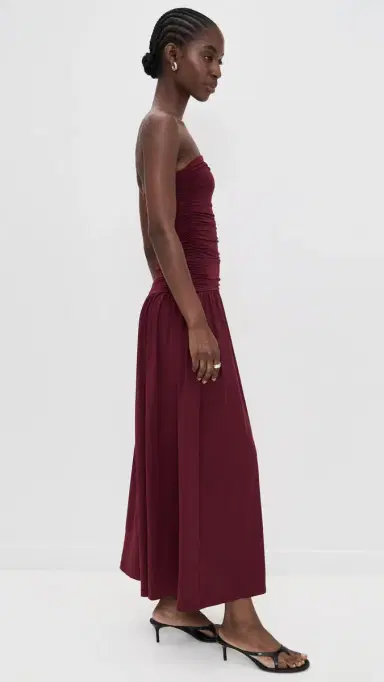NIA Santal Dress Oxblood | Thumbnail 4 NIA Santal Dress Oxblood | Thumbnail 4
