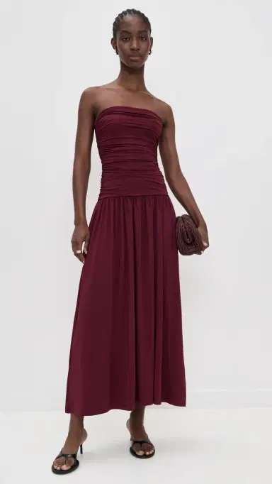 NIA Santal Dress Oxblood | Thumbnail 5 NIA Santal Dress Oxblood | Thumbnail 5
