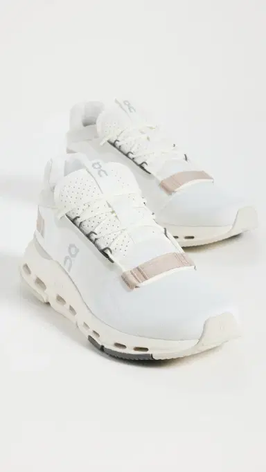ON Cloudnova 2 Sneakers Ice/Sand 9 | Thumbnail 4
