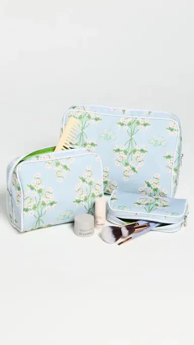 Weezie Lulie Wallace x Toiletry Bag Trio Suzanna One Size | Thumbnail 5 Weezie Lulie Wallace x Toiletry Bag Trio Suzanna One Size | Thumbnail 5