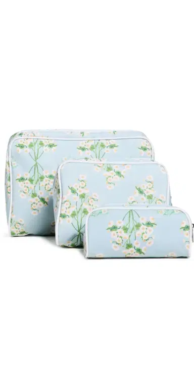 Weezie Lulie Wallace x Toiletry Bag Trio Suzanna One Size | Thumbnail 1 Weezie Lulie Wallace x Toiletry Bag Trio Suzanna One Size | Thumbnail 1