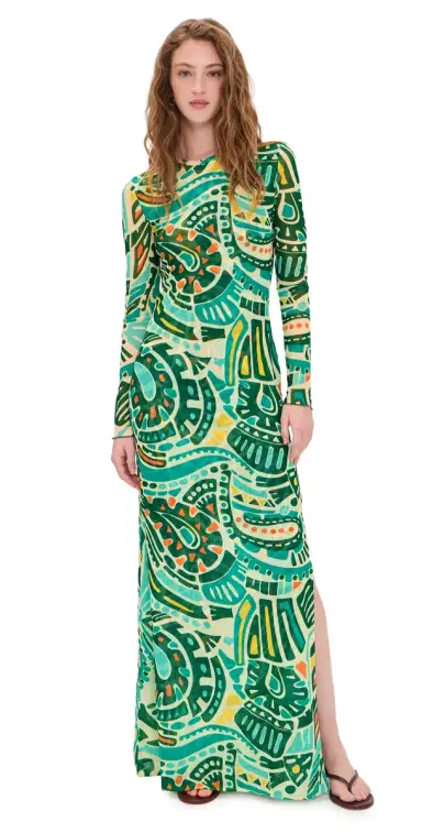EYWASOULS MALIBU Scarlet Mesh Dress Jungle Rhythm S | Thumbnail 1
