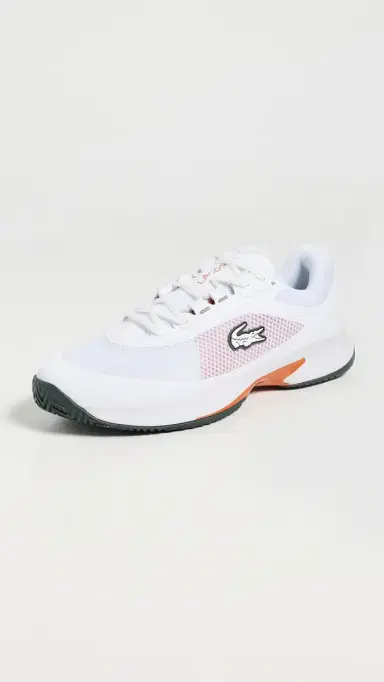 Lacoste Tech Point Tennis Sneakers White/Org | Thumbnail 2