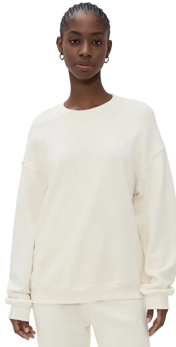 Éterne Oversized Crewneck weatshirt Cream