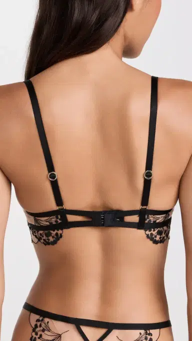 Bluebella Marisa Wired Bra Black/Sheer 32D | Thumbnail 3