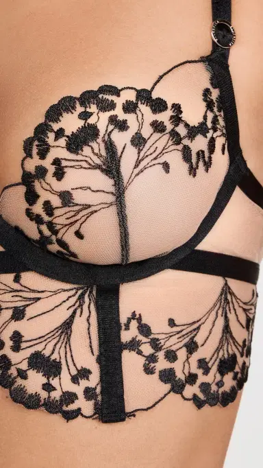 Bluebella Marisa Wired Bra Black/Sheer 32D | Thumbnail 6