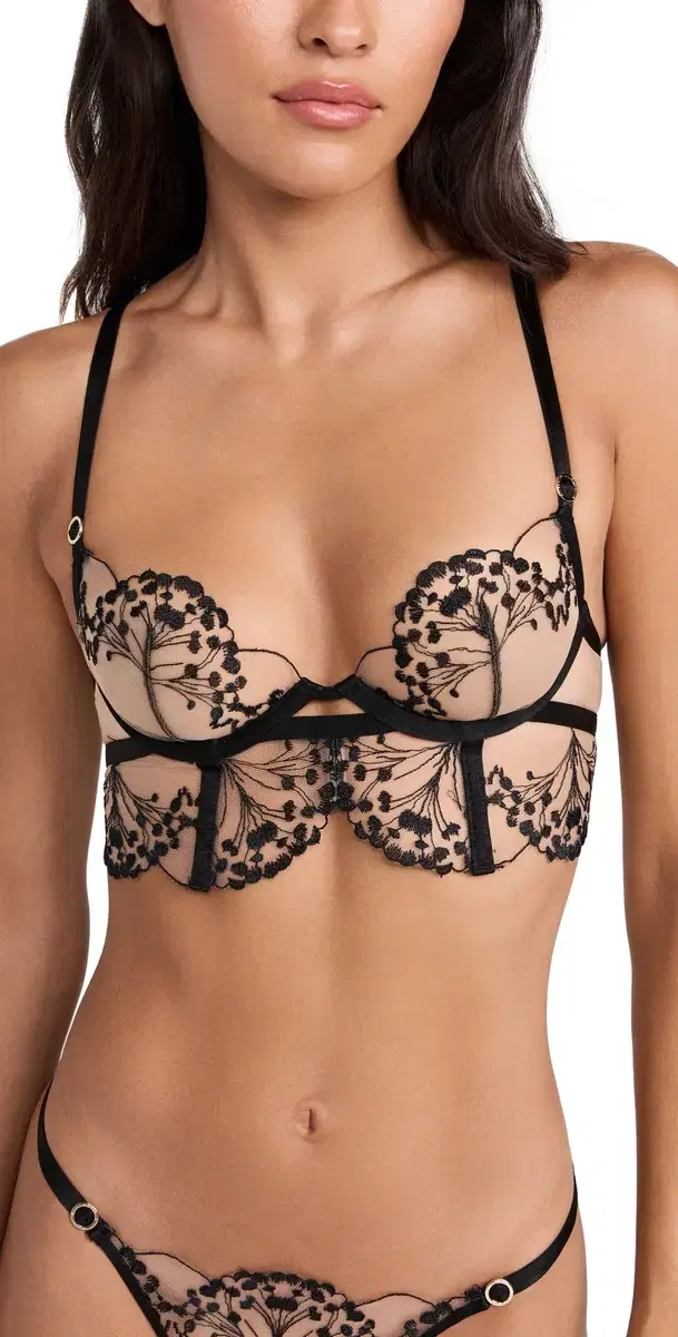 Marisa Wired Bra Black/Sheer