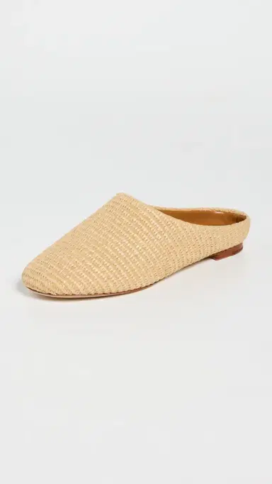 SIMONMILLER Raffia Riad Slippers Natural 35 | Thumbnail 2 SIMONMILLER Raffia Riad Slippers Natural 35 | Thumbnail 2