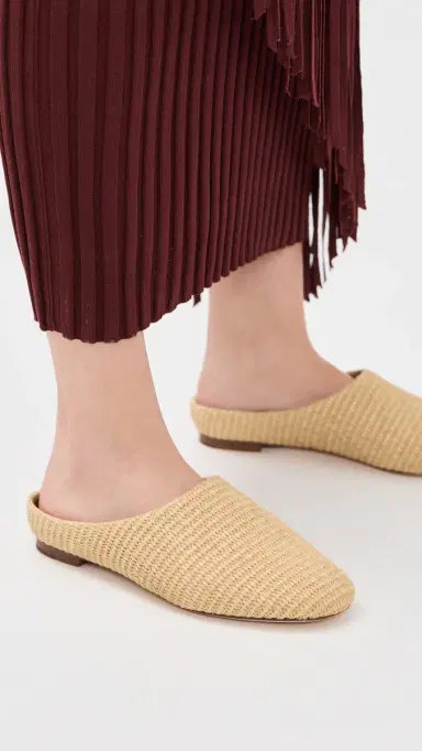 SIMONMILLER Raffia Riad Slippers Natural 35 | Thumbnail 3 SIMONMILLER Raffia Riad Slippers Natural 35 | Thumbnail 3