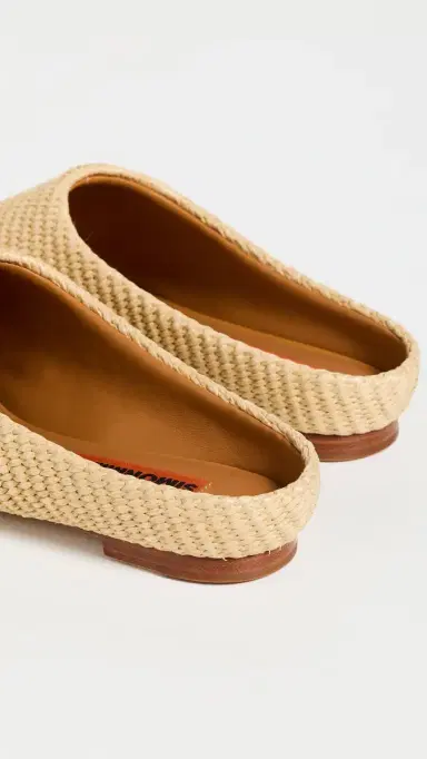 SIMONMILLER Raffia Riad Slippers Natural 35 | Thumbnail 4 SIMONMILLER Raffia Riad Slippers Natural 35 | Thumbnail 4