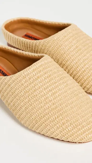 SIMONMILLER Raffia Riad Slippers Natural 35 | Thumbnail 5 SIMONMILLER Raffia Riad Slippers Natural 35 | Thumbnail 5