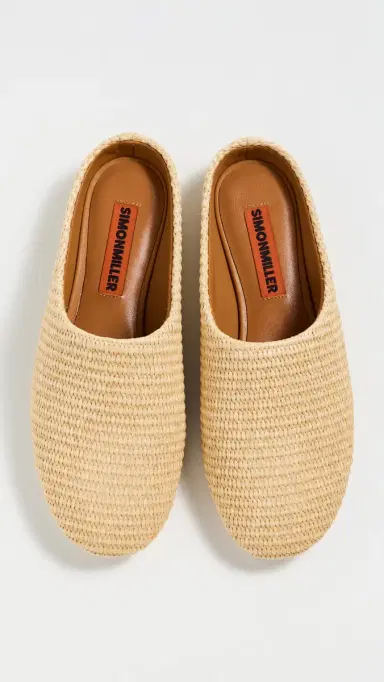 SIMONMILLER Raffia Riad Slippers Natural 35 | Thumbnail 6 SIMONMILLER Raffia Riad Slippers Natural 35 | Thumbnail 6
