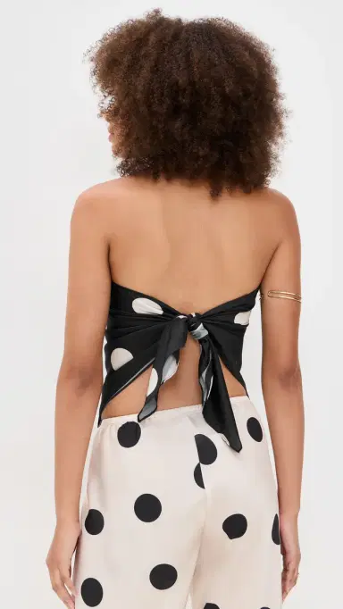 LE BOP Frankie Top Black/White Dot | Thumbnail 3