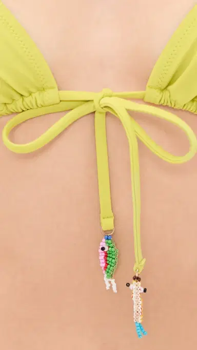 Solid & Striped The Iris Bikini Top Guava | Thumbnail 6 Solid & Striped The Iris Bikini Top Guava | Thumbnail 6
