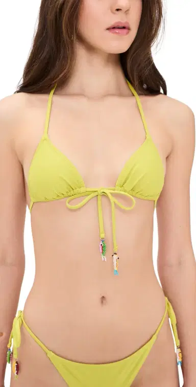 Solid & Striped The Iris Bikini Top Guava | Thumbnail 1 Solid & Striped The Iris Bikini Top Guava | Thumbnail 1