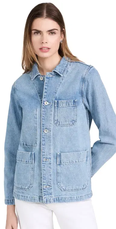 Alex Mill Britt Work Jacket in Denim Vintage Wash | Thumbnail 1 Alex Mill Britt Work Jacket in Denim Vintage Wash | Thumbnail 1