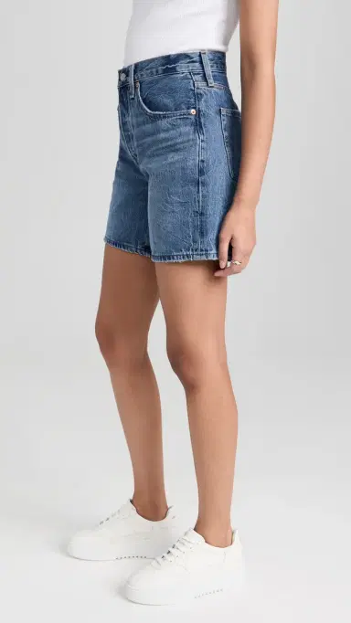 Levi's 501 Mid Thigh Shorts Blue Beauty 24 | Thumbnail 4