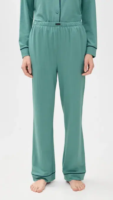 Lunya lumberknit hawl Collar Button Down Pants et Musing Moss/Nocturnal late | Thumbnail 5