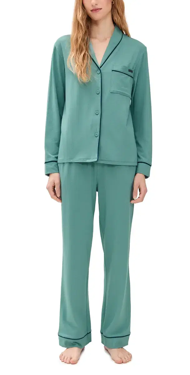 lumberknit hawl Collar Button Down Pants et Musing Moss/Nocturnal late