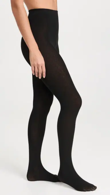 Stems Cotton Super Soft Tights Black | Thumbnail 2