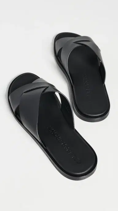Orlebar Brown Muro Leather Sandals Black 9 | Thumbnail 3 Orlebar Brown Muro Leather Sandals Black 9 | Thumbnail 3