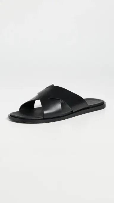 Orlebar Brown Muro Leather Sandals Black 9 | Thumbnail 4 Orlebar Brown Muro Leather Sandals Black 9 | Thumbnail 4