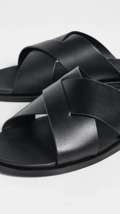 Orlebar Brown Muro Leather Sandals Black 9 | Thumbnail 5 Orlebar Brown Muro Leather Sandals Black 9 | Thumbnail 5