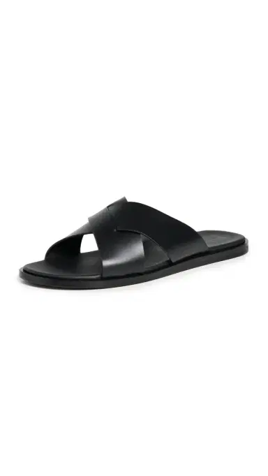 Orlebar Brown Muro Leather Sandals Black 9 | Thumbnail 6 Orlebar Brown Muro Leather Sandals Black 9 | Thumbnail 6