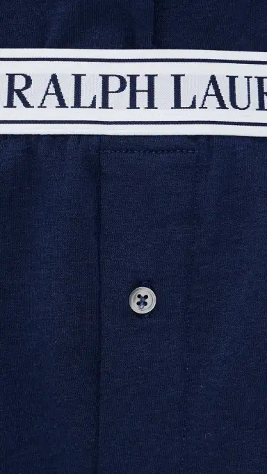 Polo Ralph Lauren Short Sleeve Short Pajama Set Navy | Thumbnail 6