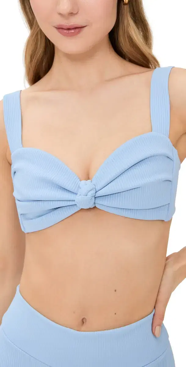 Hayden Bikini Top Peri Rib
