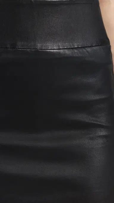 Sprwmn Leather Mini Skirt Black L | Thumbnail 6