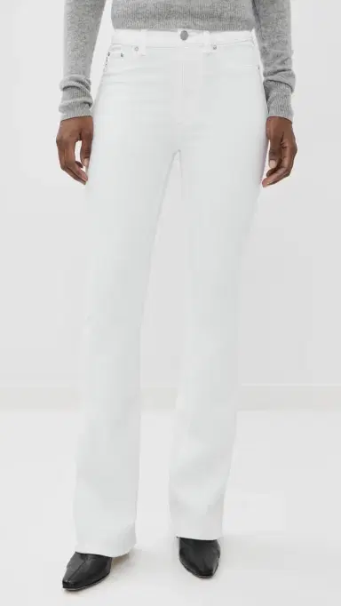 DL1961 Bridget Bootcut High Rise Instasculpt Jeans White (DL Airbrushed) 31 | Thumbnail 2