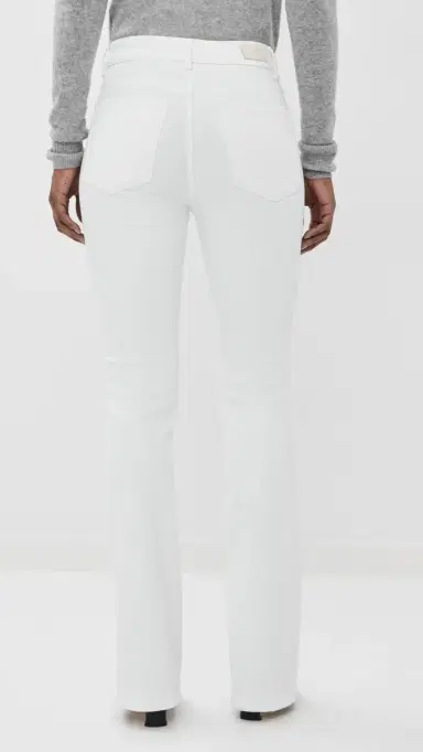 DL1961 Bridget Bootcut High Rise Instasculpt Jeans White (DL Airbrushed) 31 | Thumbnail 3
