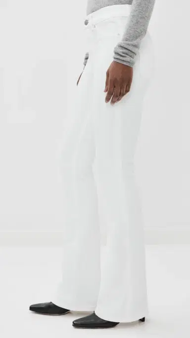 DL1961 Bridget Bootcut High Rise Instasculpt Jeans White (DL Airbrushed) 31 | Thumbnail 4
