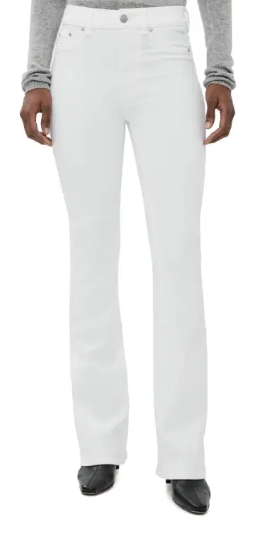 DL1961 Bridget Bootcut High Rise Instasculpt Jeans White (DL Airbrushed) 31 | Thumbnail 1