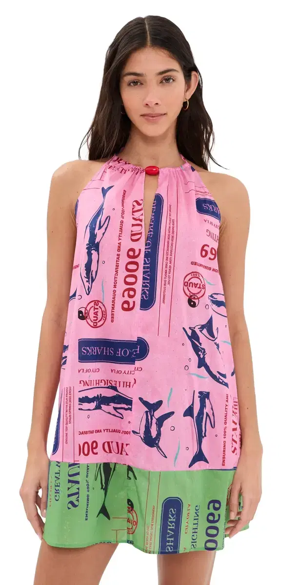 Dani Dress Parcel Print Pink