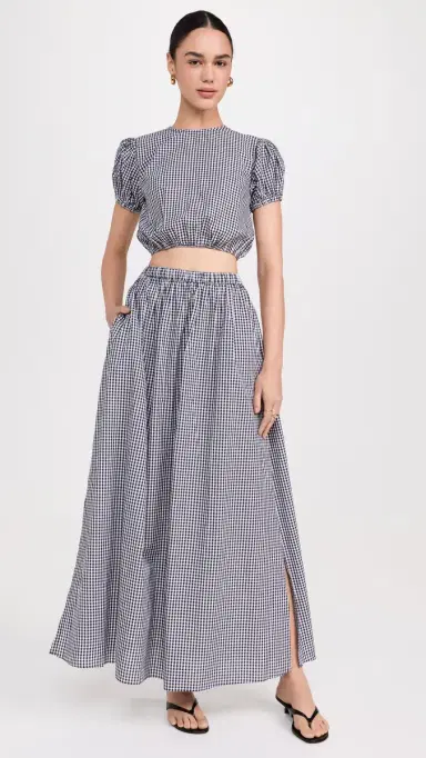 Playa Lucila Short Sleeve Top Black Gingham | Thumbnail 5 Playa Lucila Short Sleeve Top Black Gingham | Thumbnail 5