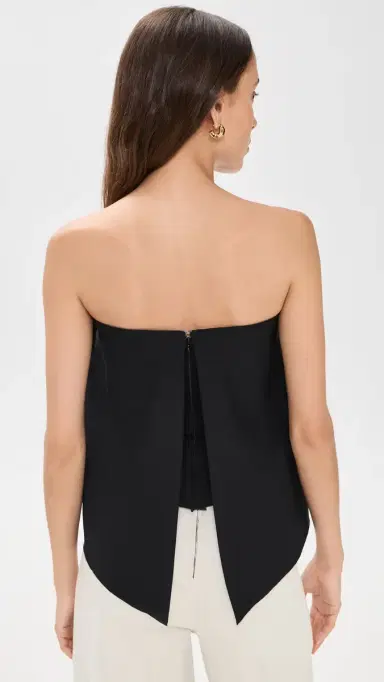 House of Dagmar Ruched Tube Top Black 32 | Thumbnail 3