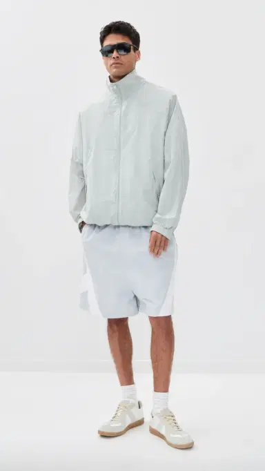 MM6 Maison Margiela Windbreaker Jacket age Grey | Thumbnail 5 MM6 Maison Margiela Windbreaker Jacket age Grey | Thumbnail 5