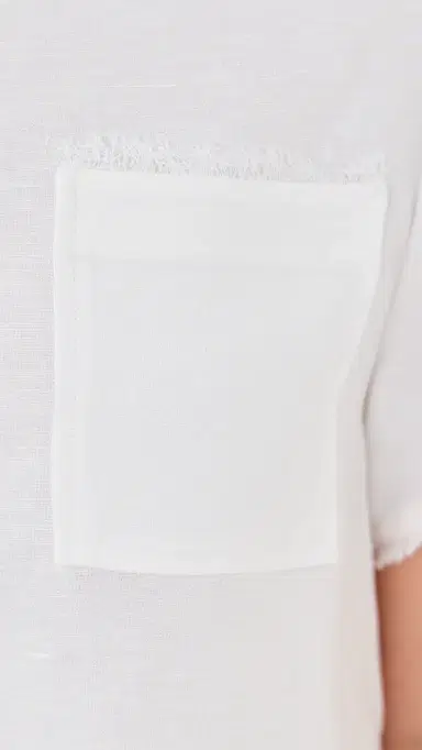 Simkhai Solange Short Sleeve Cropped Shirt White M | Thumbnail 6 Simkhai Solange Short Sleeve Cropped Shirt White M | Thumbnail 6