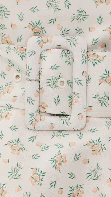 Rosie Assoulin Artichoke Dress with Belt Clementine | Thumbnail 6